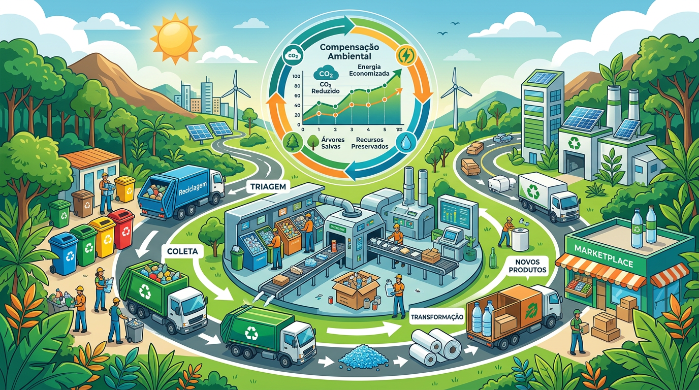 Crédito de Reciclagem no Brasil: Guia Completo para a Compensação Ambiental de Resíduos