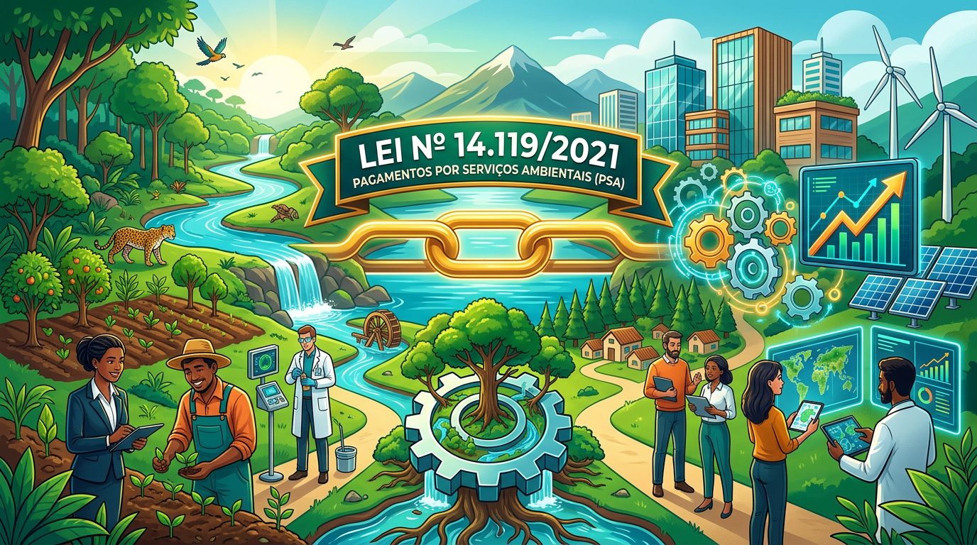 Lei nº 14.119/2021: O Guia Completo sobre Pagamento por Serviços Ambientais (PSA)