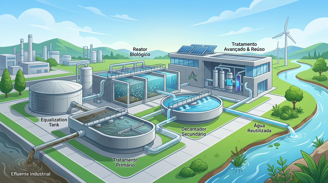 Tratamento de Efluentes Industriais: Melhores Práticas e Tecnologias em 2026