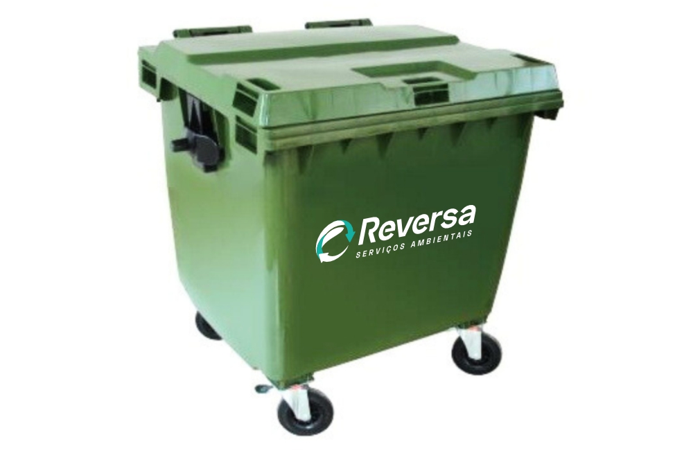 Container 1.000 L: Solução Robusta para Coleta de Grandes Volumes de Resíduos