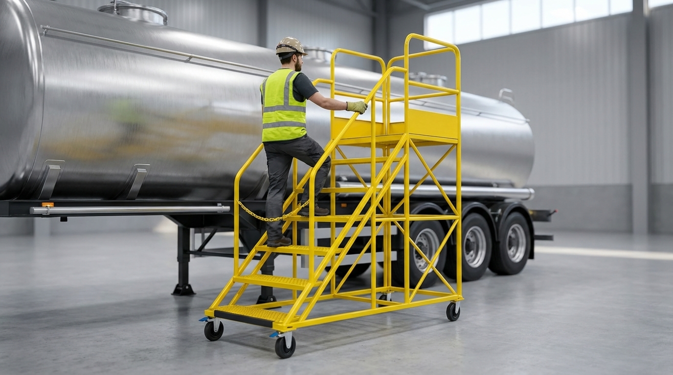Escada para Carreta Tanque: Segurança Elevada e Eficiência Operacional em 2026