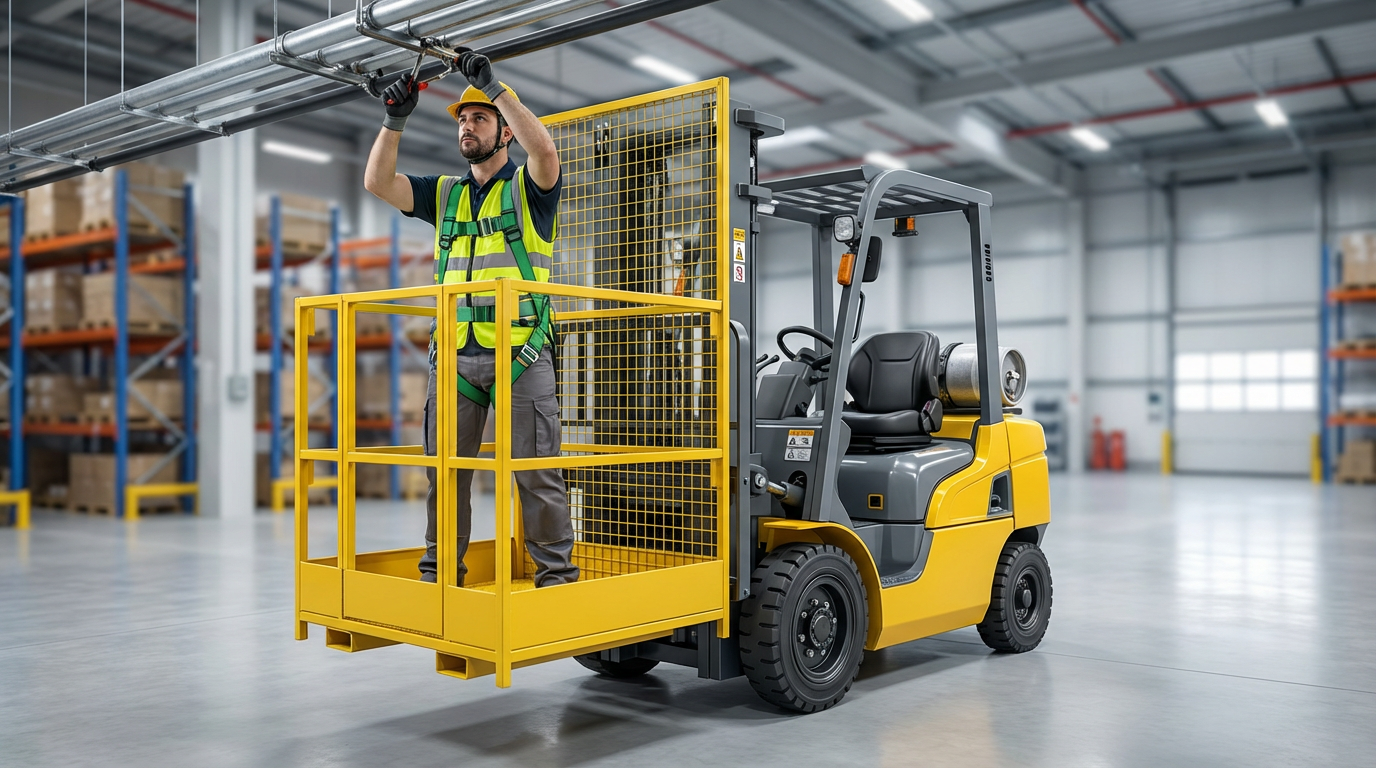 Gaiola para Empilhadeira: Produtividade e Segurança na Logística Industrial em 2026